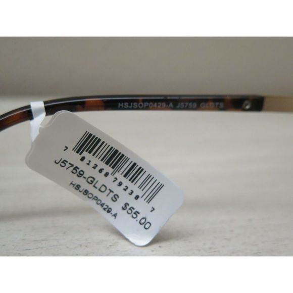 Jessica Simpson Gold Aviator Sunglasses Tortoise Shell Arms J5759-GLDTS $55 MSRP - Picture 9 of 12